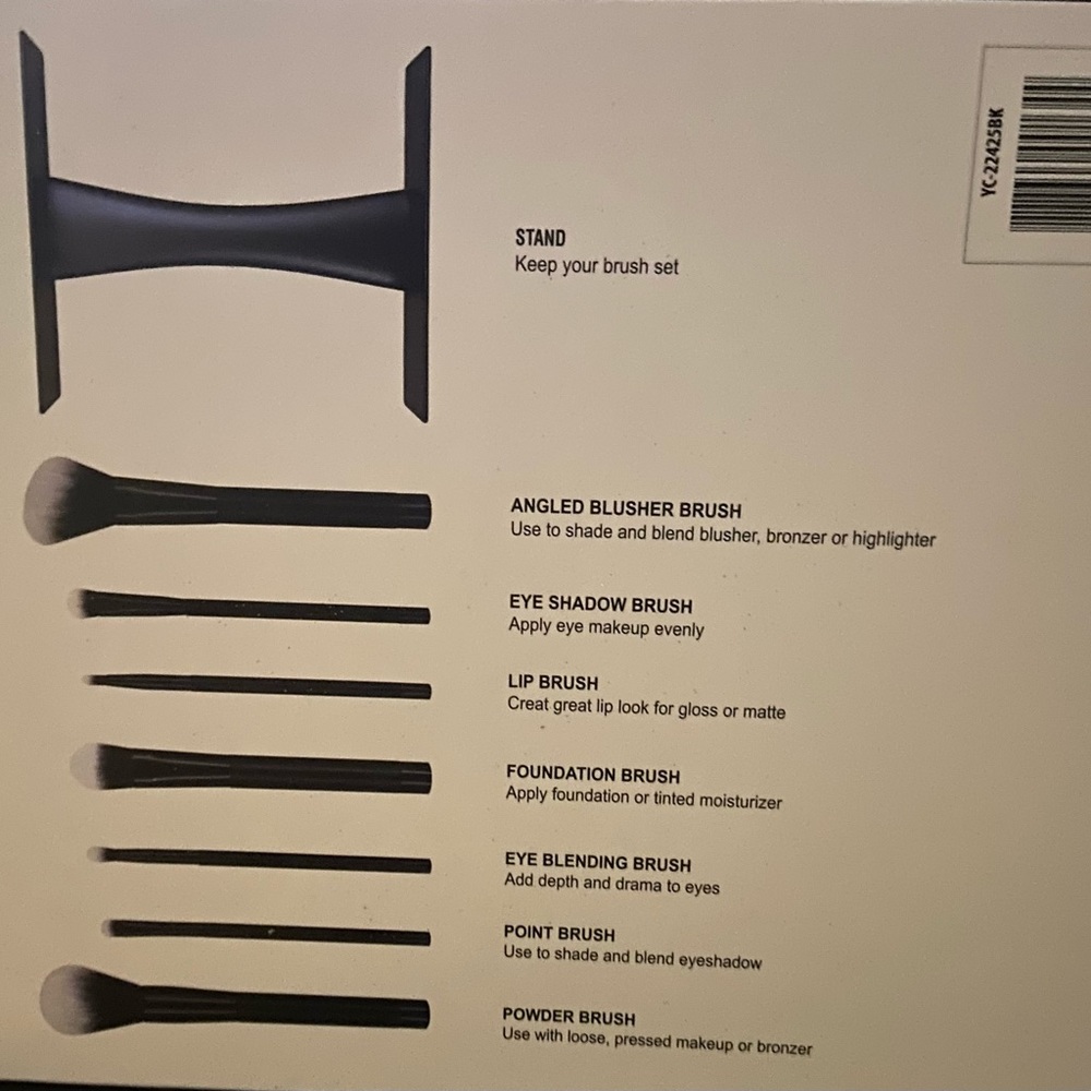Makeup brush set - Picture 2 of 2